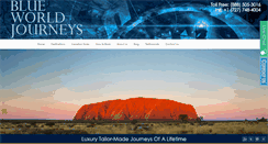 Desktop Screenshot of blueworldjourneys.com